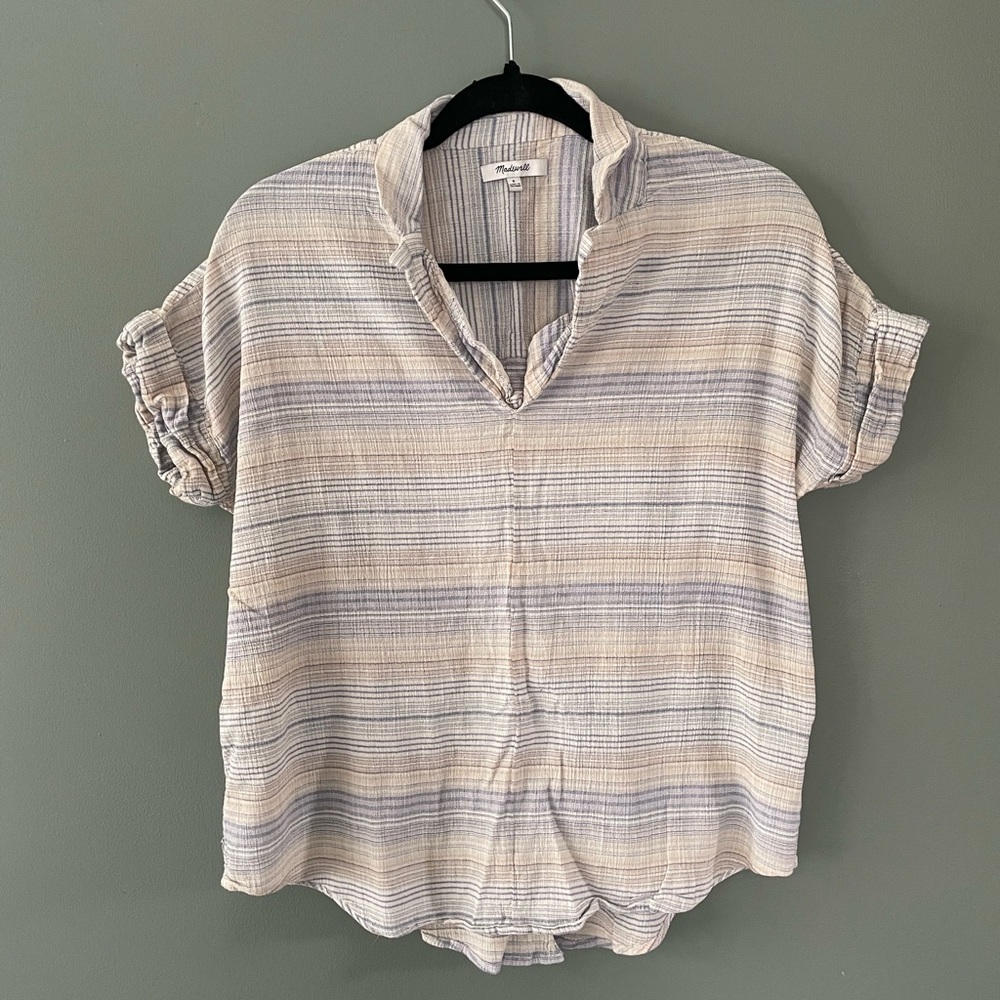 Madewell box cut cotton top